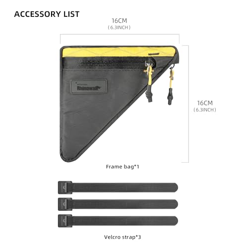 Rhinowalk 自転車フレームバッグ Sサイズ