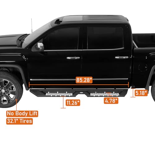 Estribos laterales para Silverado y Sierra 2007-2019 miniatura 5