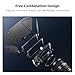 K&F Concept Mini Matte Box, DSLR Camera Matte Box with Carbon Fiber Top Flag Side Wings Square Filters Trays, for 67/72/77/82/95mm Lenses, for 4x5.65 Square ND UV Filter/Circular Filter