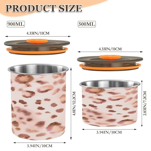 Envase hermético de acero inoxidable para café 17oz miniatura 2