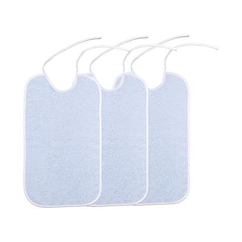 XXL Terry Cloth Giant Bib for Adults and Children Large (Pack of 3) Cover