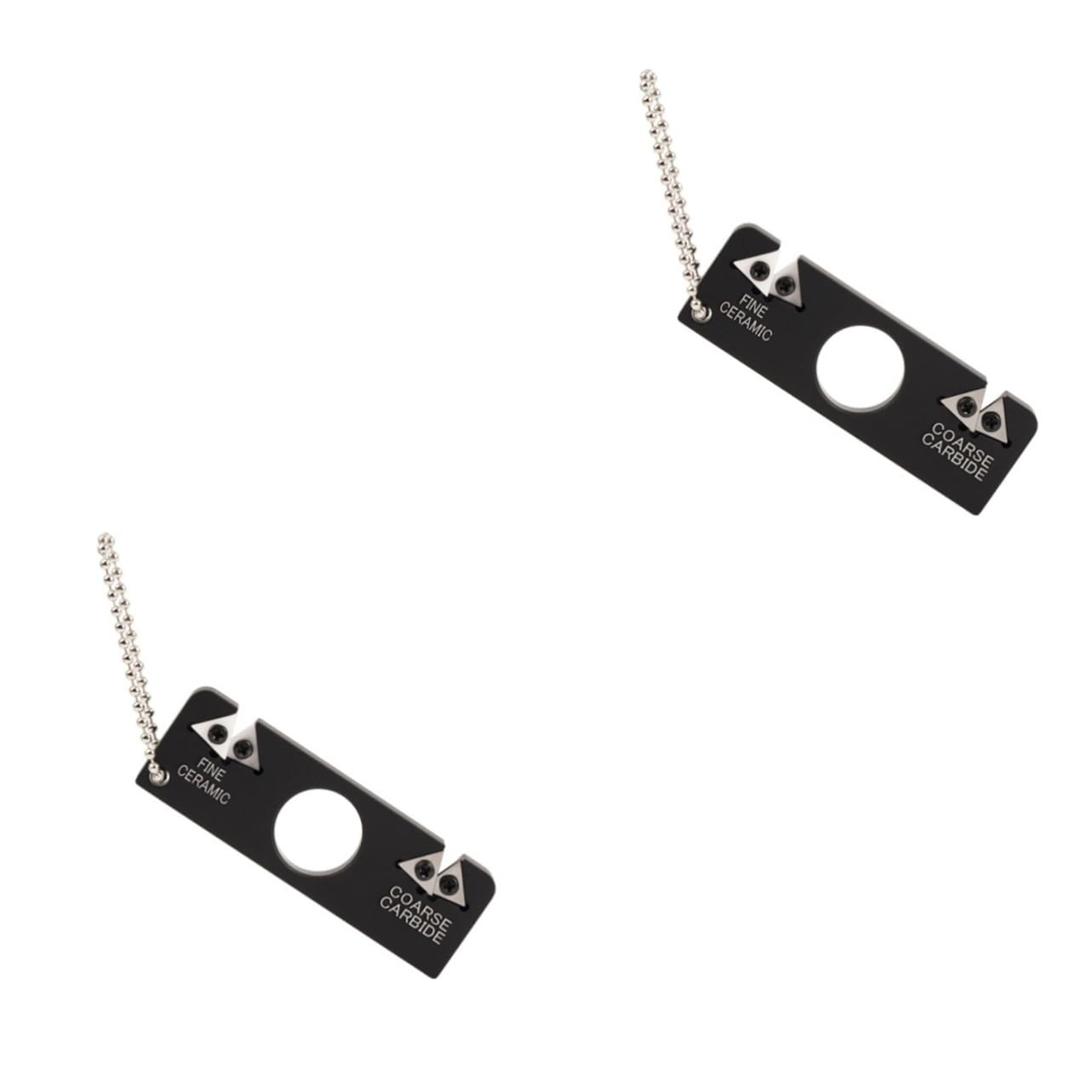 Alipis 2 Pz Affilatrice ad angolo fisso affilatrice domestica mini temperamatite attrezzo affilacoltelli portatile arrota taglierino strumento di affilatura per esterno diamante