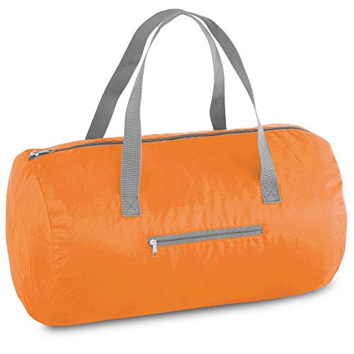 Bolsa Esportiva Dobrável Ripstop TopGet Laranja