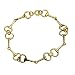 Exselle Snaffle Bit Platinum Plate Equestrian Bracelet