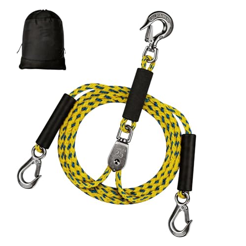 Corde de remorquage marine anti-torsion grâce à la poulie rotative à 360°