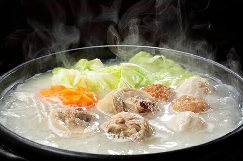 はかた地どり 美人水炊き セット ( 2-3人前 ) 総重量1130g 鍋 鶏ガラ スープ もも肉切身 つみれ ラー麦麺 コラーゲン 福岡県