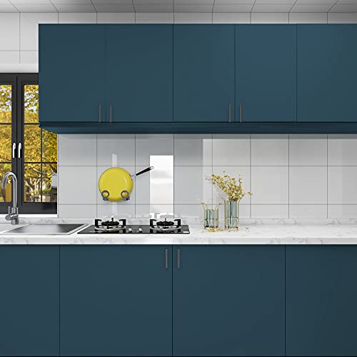 Oxdigi Dark Blue Contact Paper Peel And Stick Wallpaper For Shelf Liner Cabinet Table Drawer Door Reform Decorative Thick Self Adhesive Removable Vinyl Film 24 X 196 Inches #TOP4