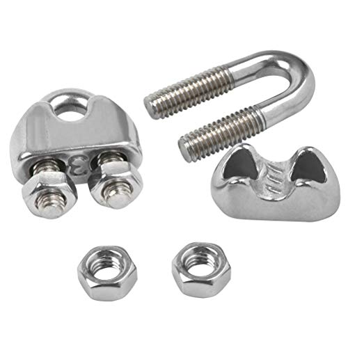 ATPWONZ - Morsetto per fune metallica in acciaio