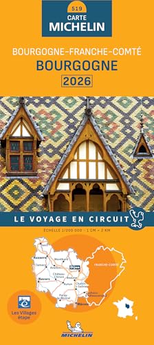 Carte Régionale Bourgogne 2026: Bourgogne - Franche-Comté