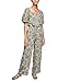 Produktbild s.Oliver Damen Viskose-Jumpsuit mit Puffärmeln summer khaki AOP 36
