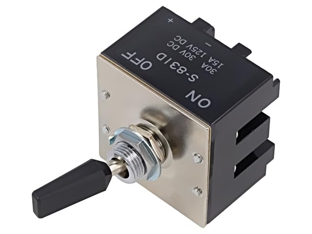 S831D Commutateur à levier 2 Positions 3PST 75A 250VDC NKK SWITCHES