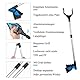 81cm Greifzange für Senioren - Faltbare Greifzange mit starkem Griff und 360° Drehkopf, Ergonomischer Greifer für Senioren, Robuste Müllzange für tägliche Aufgaben, Blau