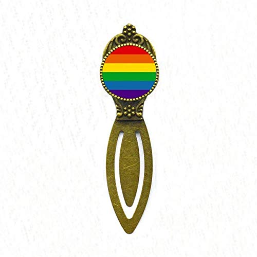 Marque-page arc-en-ciel LGBT rétro : ne perdez plus votre page au bureau