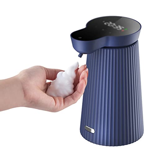 Dispenser automatico di disinfettante per le mani a induzione con visualizzazione del tempo e regolazione degli ingranaggi,Blue