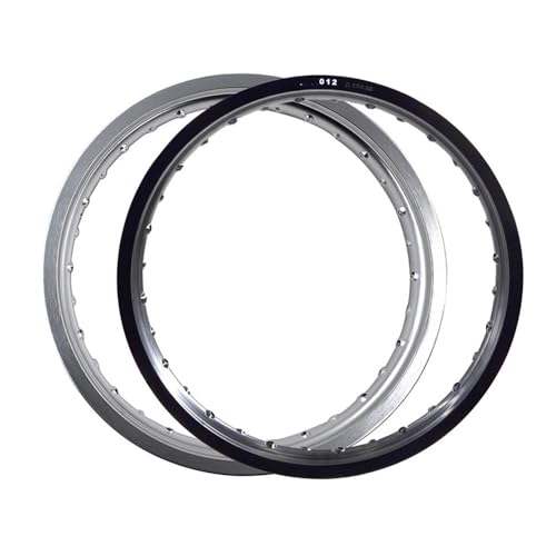 Jantes en acier argentées de moto 2.15X18 avec 32 trous pour remplacement