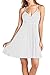 Beachcoco Women's Sweetheart Short Dress (XL, Off White)