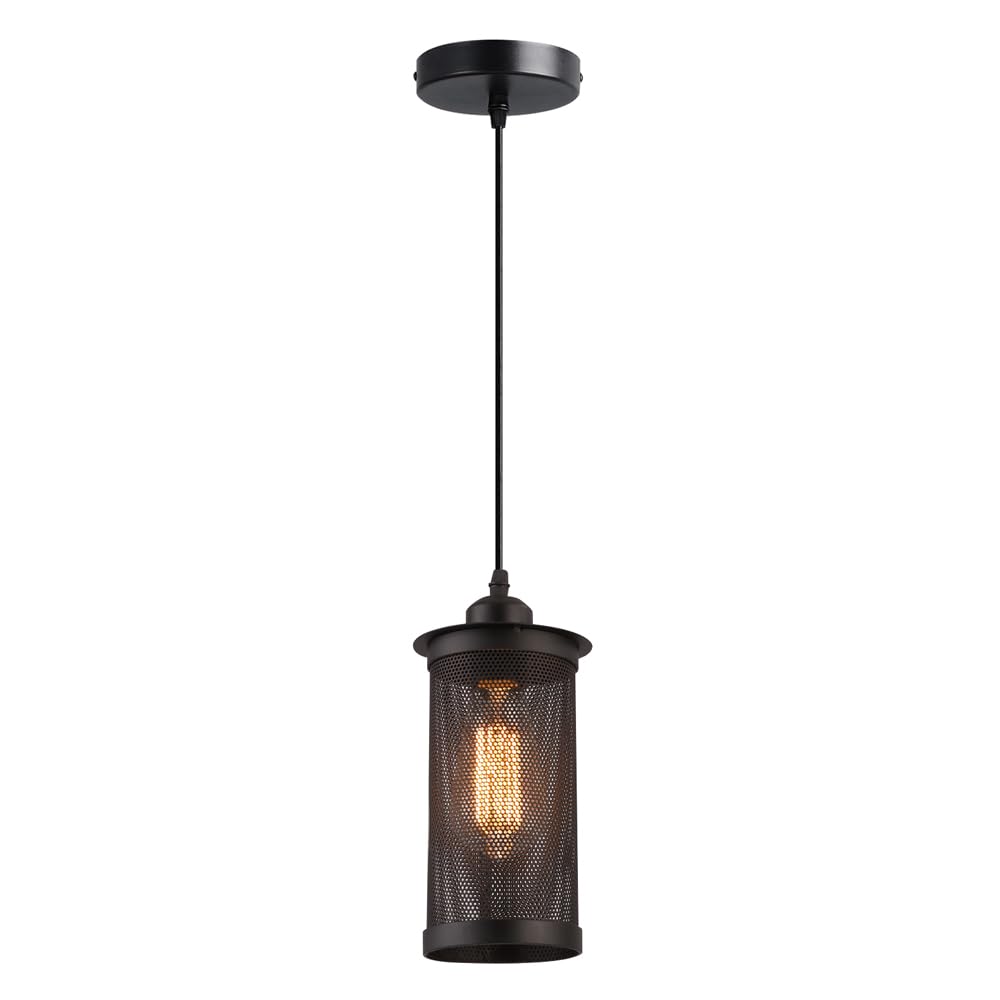 GUOGUOSM Modern Industrial Style Chandelier, Creative Iron Hanging Light, Height Adjustable Pendant Lamp, Bedroom Dining Room Corridor Decorative Lighting Fixtures