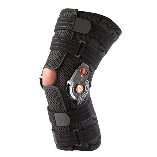 Breg Recover Knee Brace, Short, Airmesh, Open Back, Wraparound (Large) #TOP5