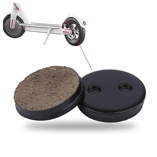 TOMALL 2 Pieces Brake Pad for Xiaomi M365 Electric Scooter Brake Lining Pads