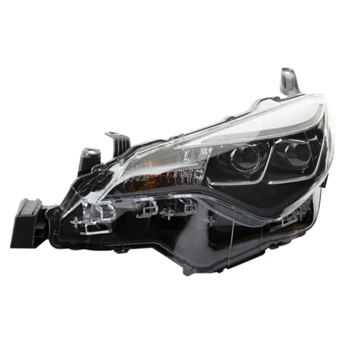Image of TRQ Driver Side Headlight Assembly Compatible with 2017-2019 Toyota Corolla SE XLE XSE TO2502250
