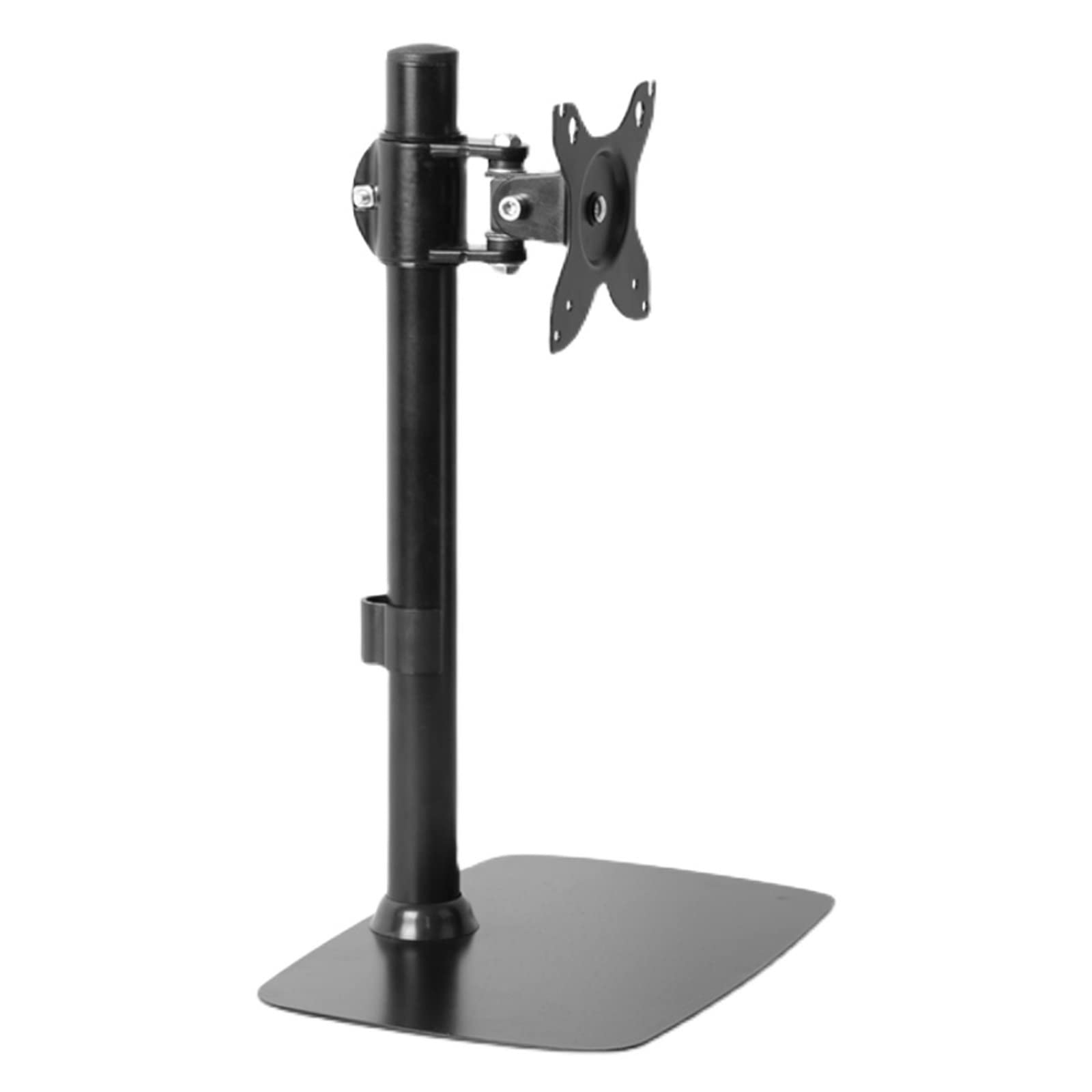 asdchZen Single Monitor Stands Fits 17-27 Inch Screen,Single Monitor Desk Mount With Adjustable Height,Tilt,Swivel,Rotation,Harness Management