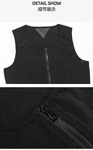 BaronHong Original Zip Up Men's Chest Compression Shirt to Hide Gynecomastia Moobs4