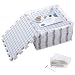 KnitIQ Blocking Mats for Knitting - Extra Thick Blocking Boards with Grids with 100 T-pins and Storage Bag for Needlework or Crochet - Pack of 9