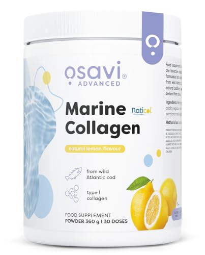 Collagène marin en poudre Osavi citron complément alimentaire de pêche durable 360g