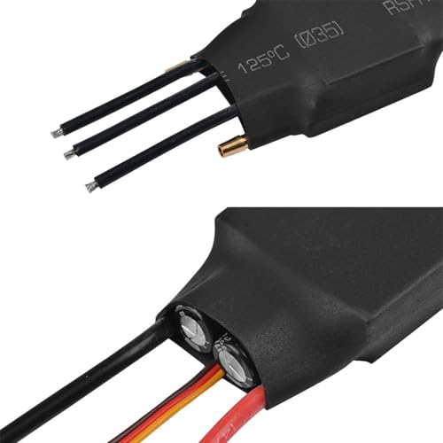 Controlador ESC RC 80A con refrigeración líquida eficiente y BEC interno anticaídas 4