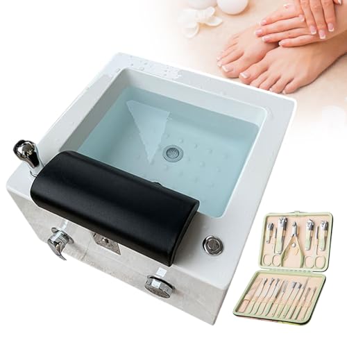 Bañera de pies portátil para masajes y pedicura