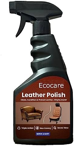 EcoCare Leather Polish & Conditioner for Car Interior and Leather Furniture with Triple Action -450ML