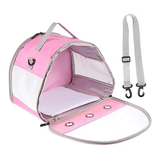 Garneck Portable Hamster Bag Small Pet Carrier Backpack for Outdoors Travel Bag Observation Window and Vents for Comfort