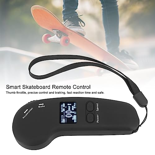 Télécommande de Skateboard Électrique à 3 Vitesses avec Frein et Écran LED Intégré - 4