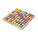 Taosheng Holz Clip Beads Brettspiel, Montessori Educational Holzspielzeug Clip Beads Spiel Puzzle Board Holz Clip Beads Regenbogenspielzeug Matching Game Memory Toy Puzzle Brettspiel