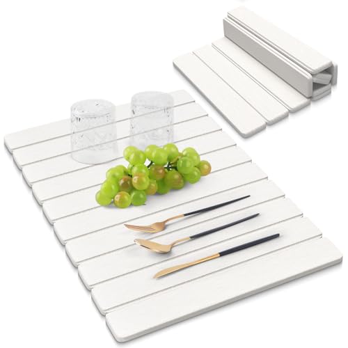 Large Pearl White Stone Drying Mat