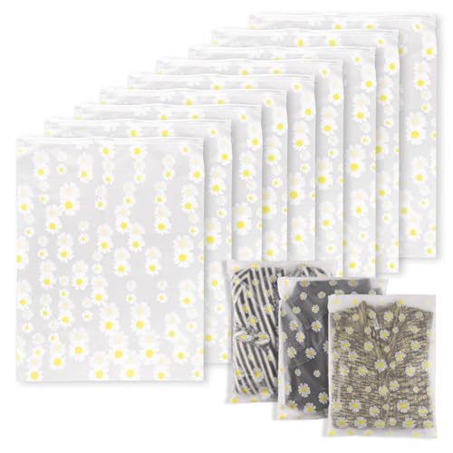 Reusable Ziplock Bags, 25pcs Plastic Hospital Bag Organiser Pouches, Zip Lock Bags Large, Waterproof Travel Clothes Storage Bags for Maternity, Shoes, Cosmetics, Travel Essentials (15.7 x 11.8 in)