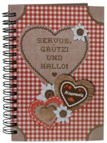 Gingerbread Spiral Notepad A6
