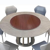 Vassoio Girevole Lazy Susan In Legno Massello 30 Cm – Rotazione 360°, Per Tavola, Cucina, Bagno E Studio, Facile Da Pulire