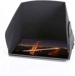 Collapsible Molded iPad Pro 12.9" Sun Shade and Privacy Hood for 3rd, 4th and 5th Generation iPad Pro Case Travel Cover Sun Shield Sun Blocker Sun Guard Sun Protector Made in USA