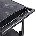 Rubbermaid Commercial Products 2-Shelf Utility/Service Cart Medium Flat Shelves Storage Handle 500 lbs. Capacity for Warehouse/Garage/Cleaning/Manufacturing