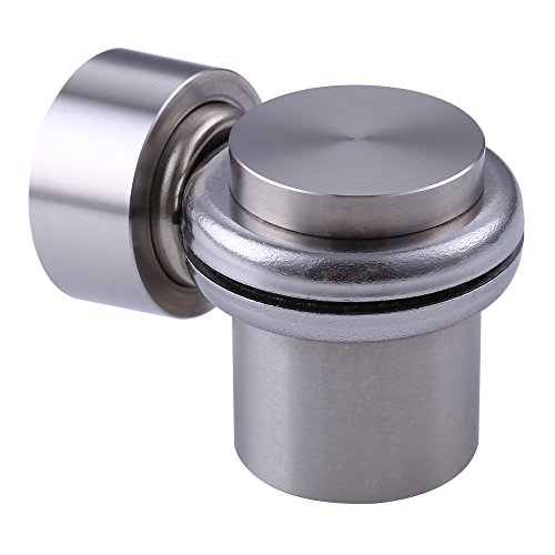 KES SUS 304 Stainless Steel Magnetic Door Stop Door Catch Metal Door Holder Doorstop Heavy Duty Conceal Screw Floor Mount Brushed Finish, HDS206-2