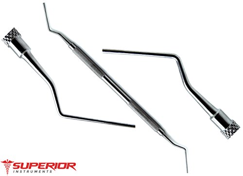 Root Canal Dental Pluggers 1/3 & 5/7 Double Ended Restorative Filling 2 Pcs Instruments #TOP4