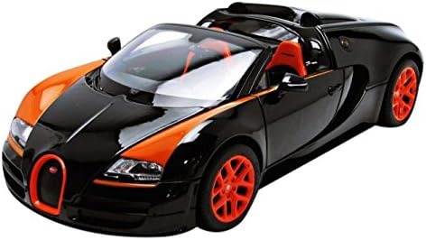 RASTARMiniature Collectible Car, 43900BK, Black/Orange