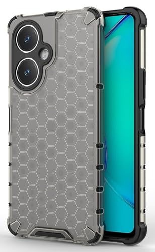 Image of Glasgow Back Case Cover Designed for [ Vivo Y27 4G ] (Stylish Look | Shock Proof) - Black