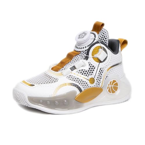 CZHIHANEG Basketballschuhe für Jungen Sportschuhe für Kinder Basketballschuhe für Mädchen Basketballtrainer Komfort Tennis Laufschuhe