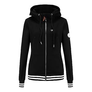 Damen Sweatjacke Kapuzenpullover Zip Hoodie Kapuzenjacke Winter Sweatshirt Jacke