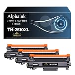alphaink 3 Toner Compatibili con Brother TN2510XL TN-2510XL con Chip 3.000 copie per DCP L2620DW L2627DWE L2627DWXL L2660DW L2665DW HL L2400DWE L2445DW MFC L2800DW L2827DW L2827DWXL L2835DW L2960DW
