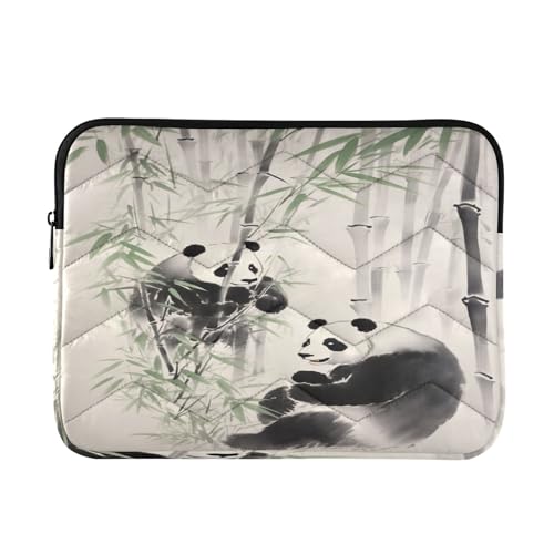 Funda para portátil de 13-14 pulgadas con diseño panda
