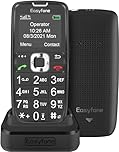 Easyfone Prime-A6 4G Unlocked Feature Mobile Phone, Easy-to-Use Big Battery Basic Dumb Phone with an Easy Charging Dock, No Internet & No Camera