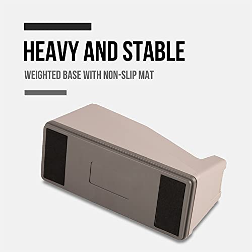 Lichamp 10 Pack Masking Tape Beige And Desktop Tape Dispenser Holder With Large 3 Inch Core For Masking Tape #TOP5